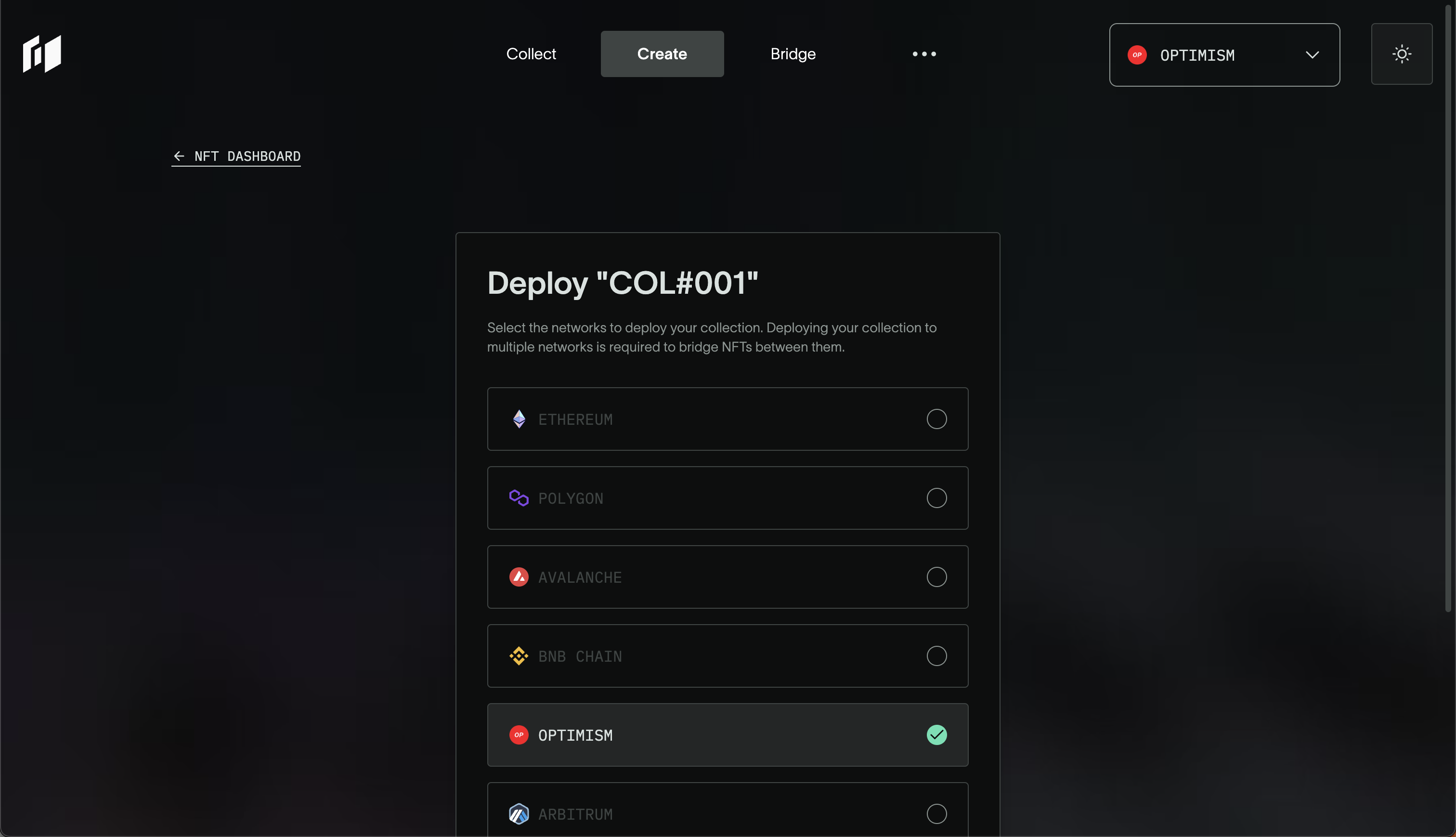 Holograph App - Deploy Collection